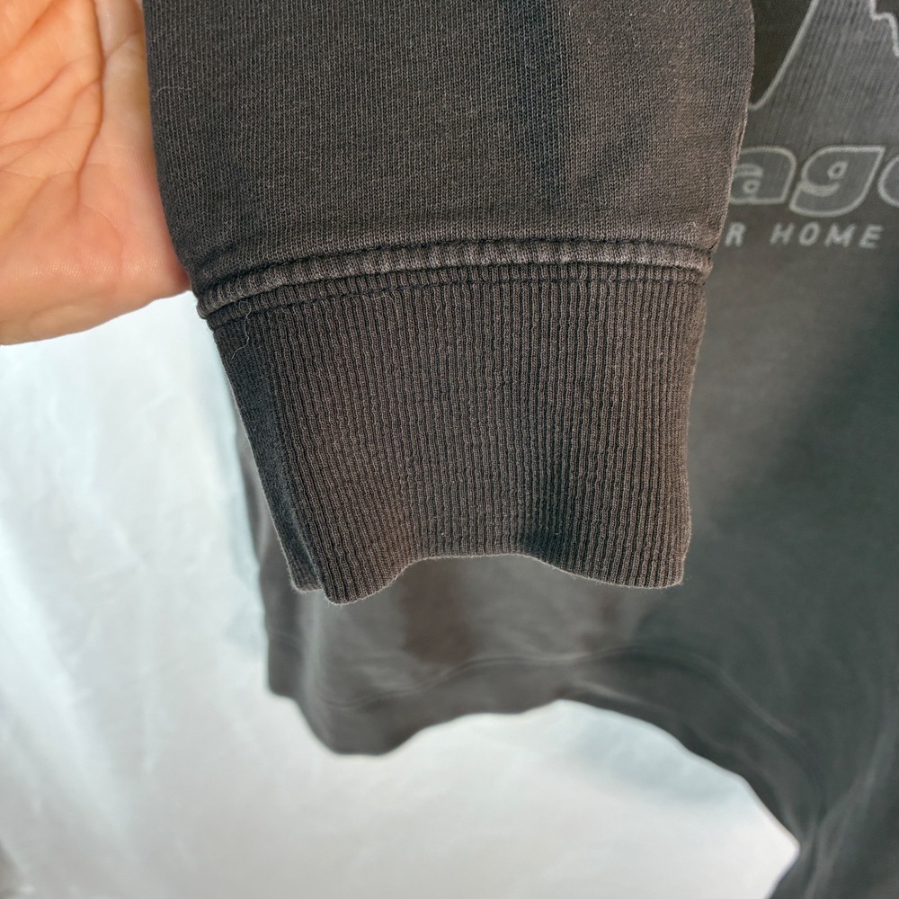 Patagonia '73 Skyline Organic Crew Sweatshirt Mens Large Black Crewneck Graphic - Picture 5 of 14